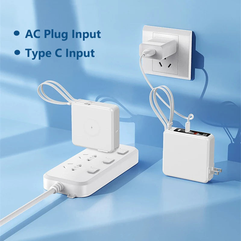 5 in 1 Wireless Charger/Power Bank Adapter 10000 mAh